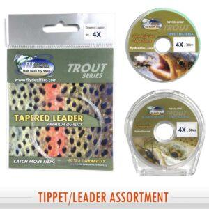 4X leader tippet assortment
