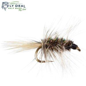 bivisible badger dry fly