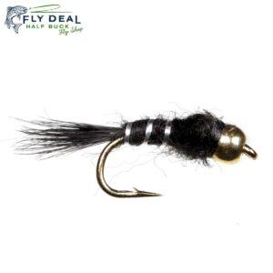black flash back nymph fly