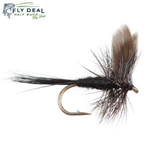 black gnat midge dry fly