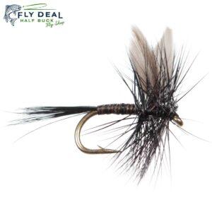 black quill midge dry fly