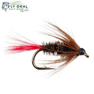 brown hackled peacock mayfly nymph
