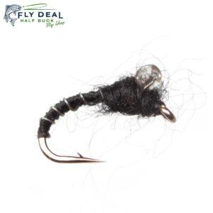 bubble midge black nymph fly