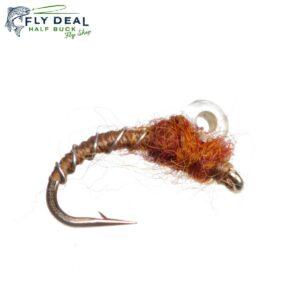 bubble midge brown nymph fly