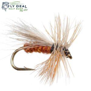 caddis variant ginger dry fly