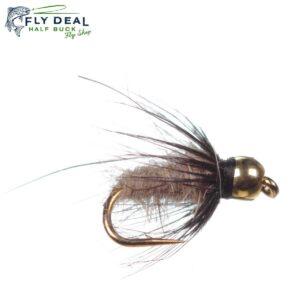 cased caddis tungsten nymph fly