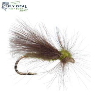 cdc caddis adult olive dry fly