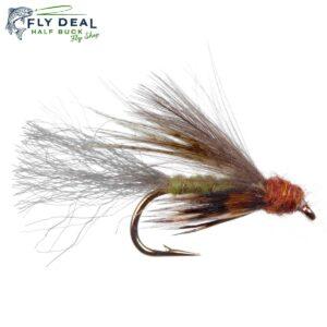 cdc caddis emerger olive midge dry fly