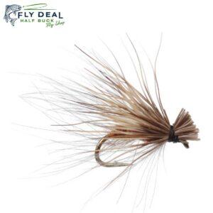 cdc elk caddis brown dry fly