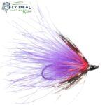 claret guinea salmon fly