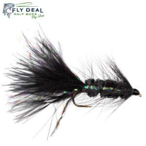 crystal bugger black streamer fly