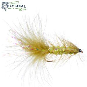 crystal bugger olive streamer fly
