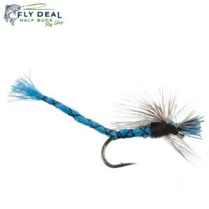 damsel blue parachute dry fly