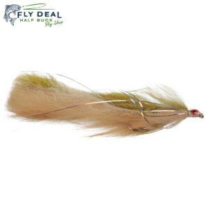 double bunny olive tan trout streamer