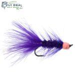 egg sucking leech purple steelhead fly