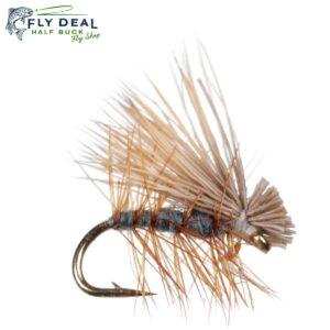 elkhair caddis gray dry fly