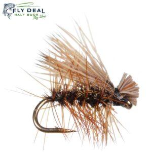 elkhair caddis peacock dry fly