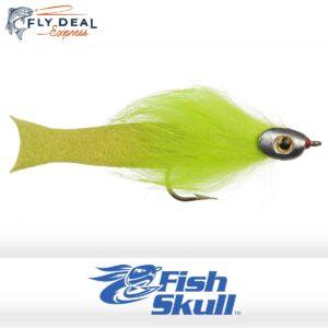 fish skull forage fly chartreuse