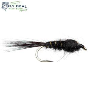 flash back black nymph fly