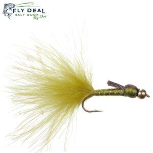 grabbit olive bead beadhead woolly bugger