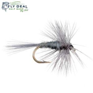 gray hackle midge dry fly