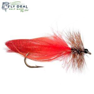 hornberg red streamer fly