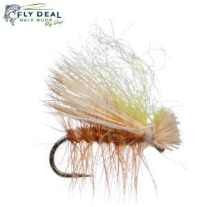 hot wing caddis tan dry fly