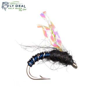 juju bee blue nymph fly