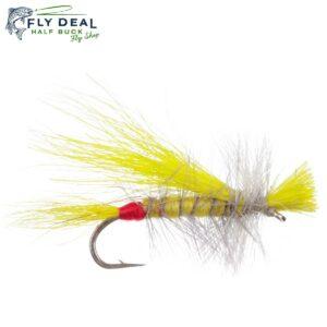 little yellow stone female dry fly