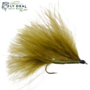 marabou leech olive trout streamer
