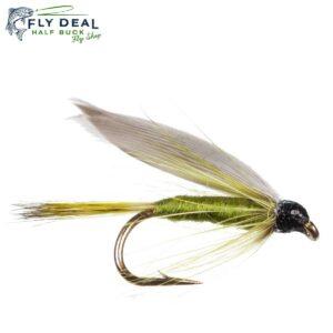 medium olive wet fly
