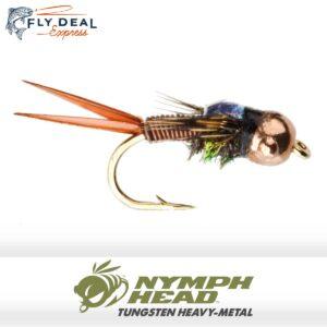 nymph head copper brown