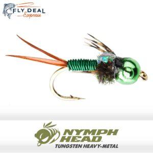nymph head copper green