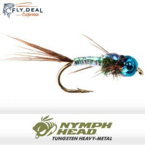nymph head lightning bug blue