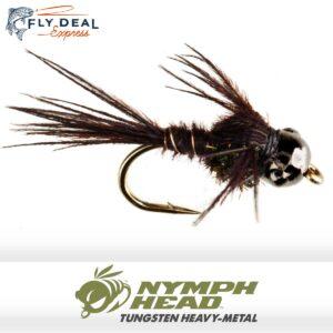 nymph head pheasant tail black