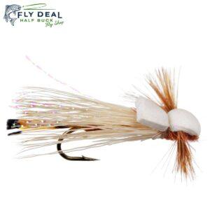 outrigger caddis brown body dry fly
