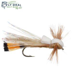 outrigger caddis tan body dry fly
