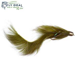 pine squirrel zonker olive trout streamer