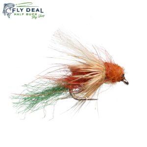 rosenbaurs rabbit foot emerger brown nymph fly