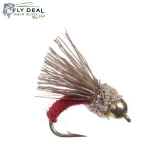 serendipity red tungsten nymph fly