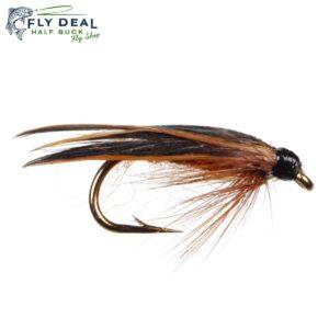 slow water caddis brown wet fly