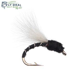 top secret midge black nymph fly