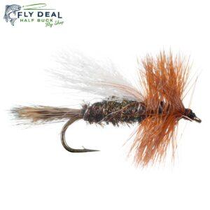 trude peacock dry fly