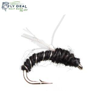 uv sparkle midge emerger black nymph fly