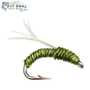 uv sparkle midge emerger olive nymph fly