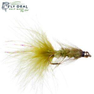 woolly bugger olive tungsten nymph fly