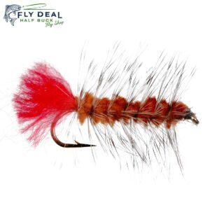 woollyworm brown wet fly