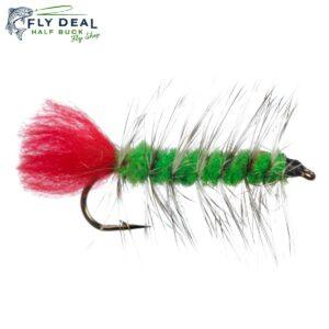 woollyworm green wet fly