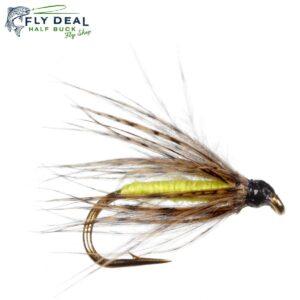 yellow soft hackle wet fly