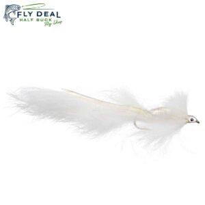 zonker white pearl trout streamer